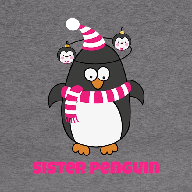 Christmas Penguin Pajama Costume Sister Penguin Shirt Tee T-Shirt by DDJOY Perfect Gift Shirts